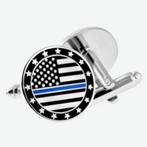 Thin Blue Line Cufflink Set
